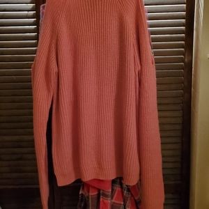 FOREVER 21 PLUS Cold Shoulder Sweater